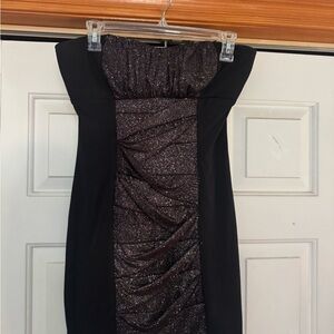 Elegant Black and Silver Dress